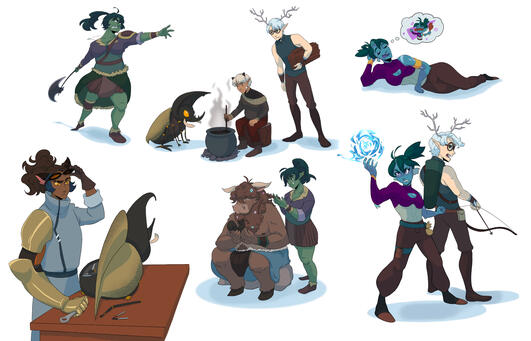 Characters of Krygara