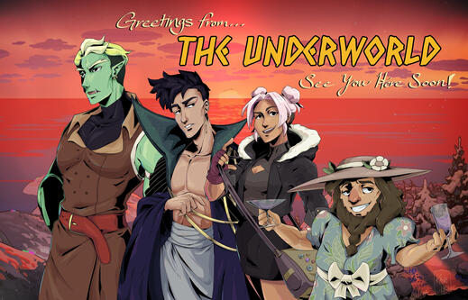 Drawtectives x Hades Fanart